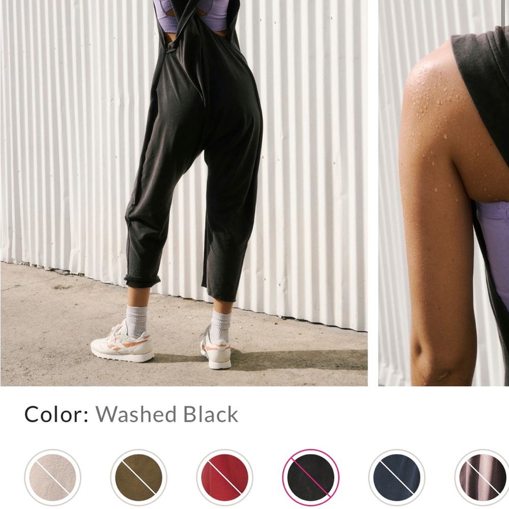 Hot Shot Twisted Onesie-washed black